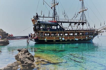 Bodrum Pirate Boat Tour All Inclusive Lunch and Free Drinks