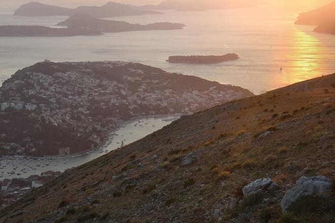 Different angle of Dubrovnik