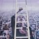 Commemoration mural for the terror attack victims
