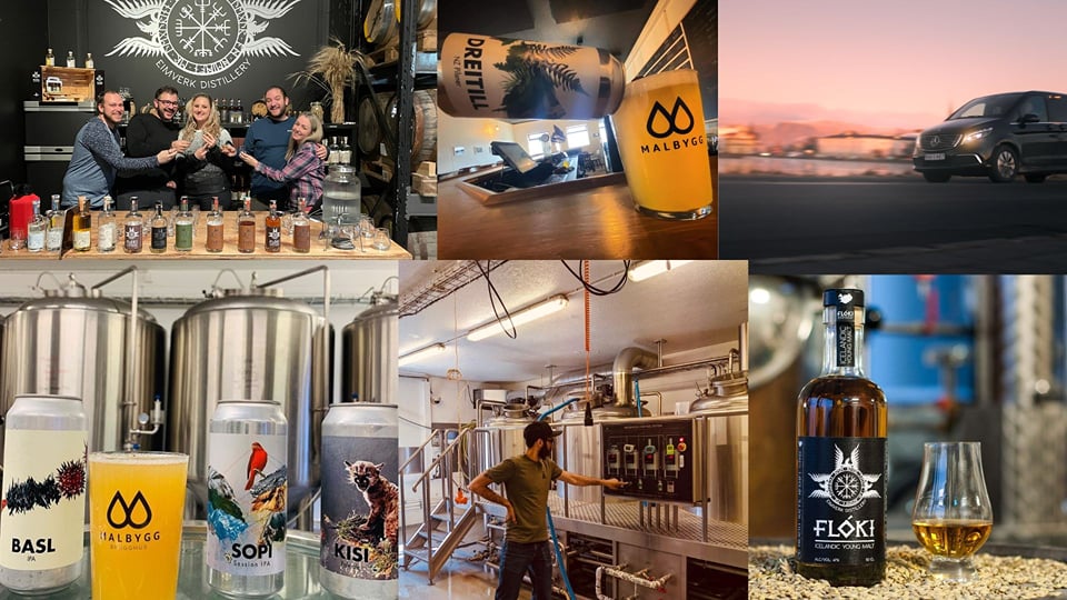 Brewery and distillery tours in Iceland