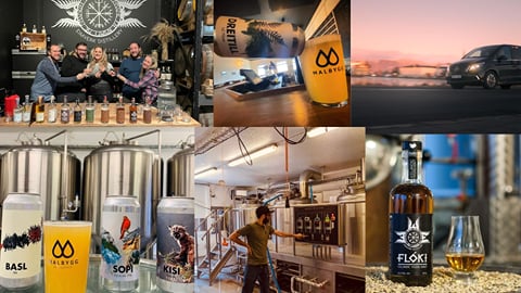 Brewery and distillery tours in Iceland