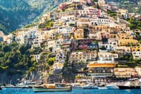 Positano from the sea