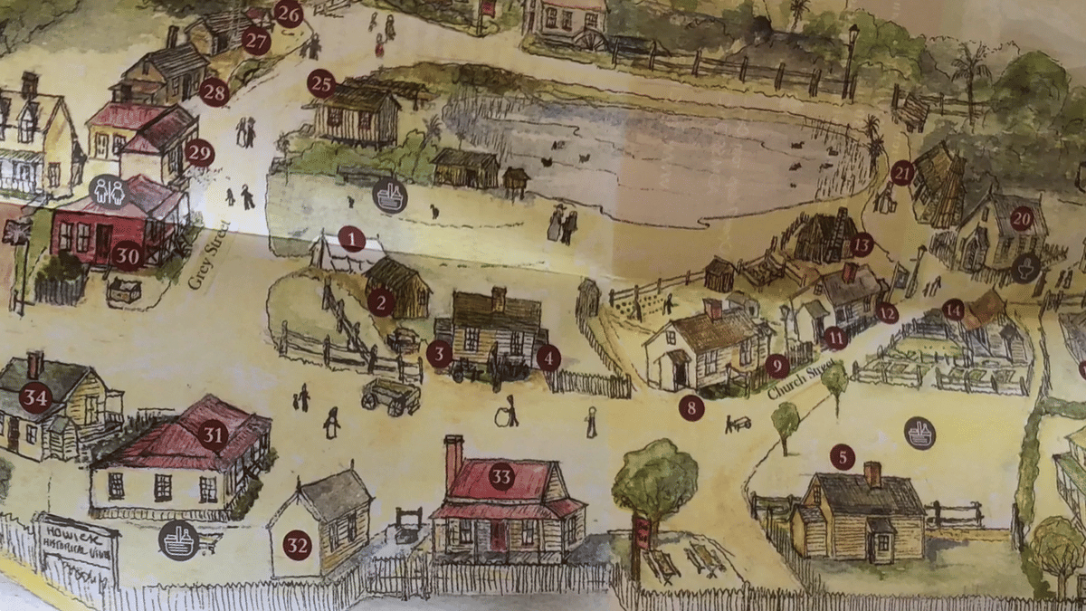 HOWICK HISTORICAL VILLAGE MAP