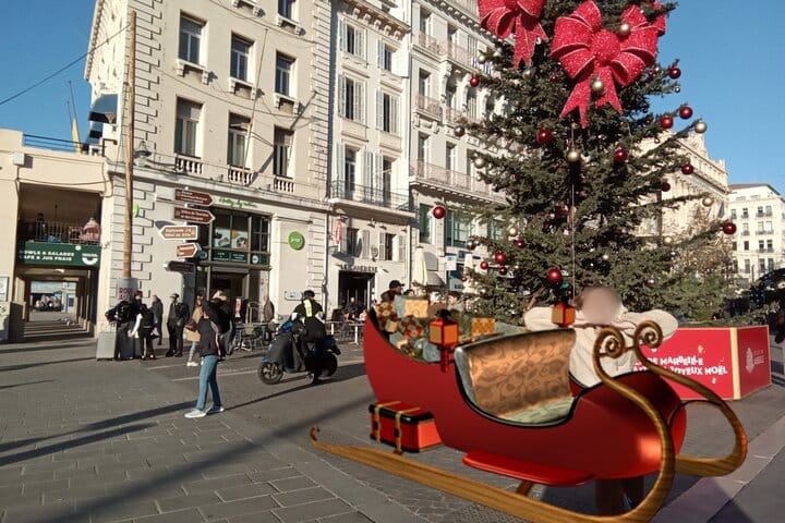 Unusual track game on Christmas markets in Marseille 2