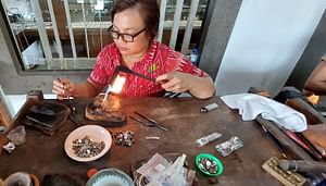 Bali Silver Jewelry Class with Your Own Design for 3 Hours