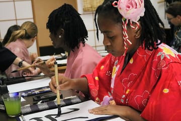Samurai Calligraphy Experience in Osaka: Final Brushstrokes