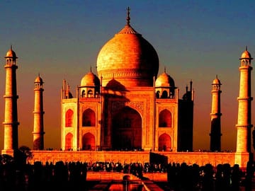 Taj-mahal sunrise