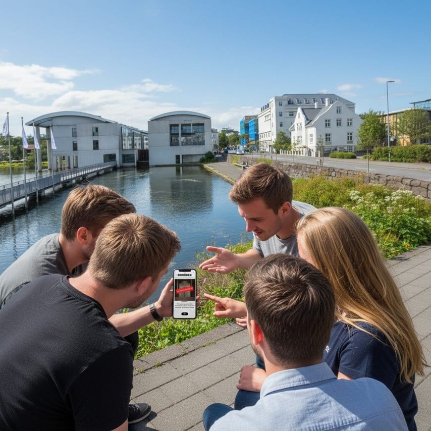 Reykjavik Self-Guided Sherlock Holmes Murder Mystery Game 7