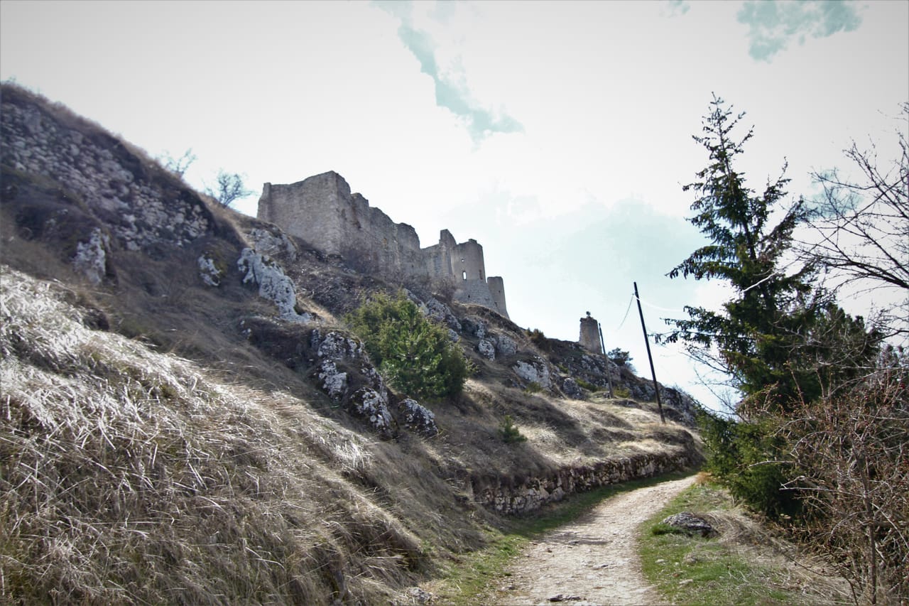 The acient country of Rocca Calascio
