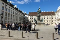 The large central courtyard of the imperial palace