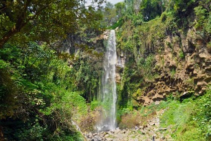 Glass Bridge and Waterfalls