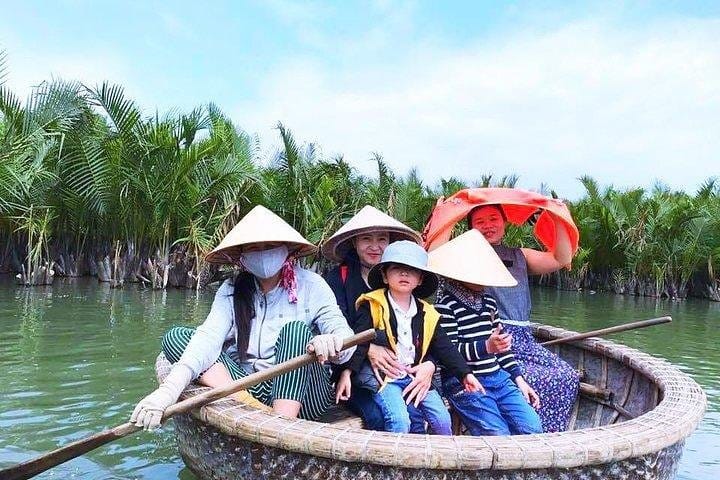 Entry Ticket: Basket Boat Ride in Cam Thanh Coconut forest