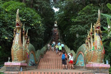 Doi Suthep Temple and Hmong Hilltribe Village Tour in Chiang Mai