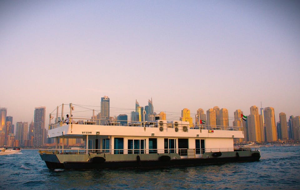 Dinner Cruise Experience at Dubai Marina with Private Transfers