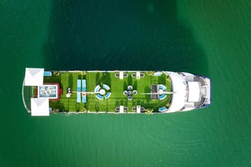 Halong Bay Luxury Day Cruise with Buffet Lunch and Sunset Views