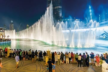 Dubai Mall Shopping and Burj Khalifa Visit with Fountain Show