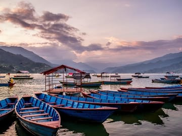 Boating in Phewa lake