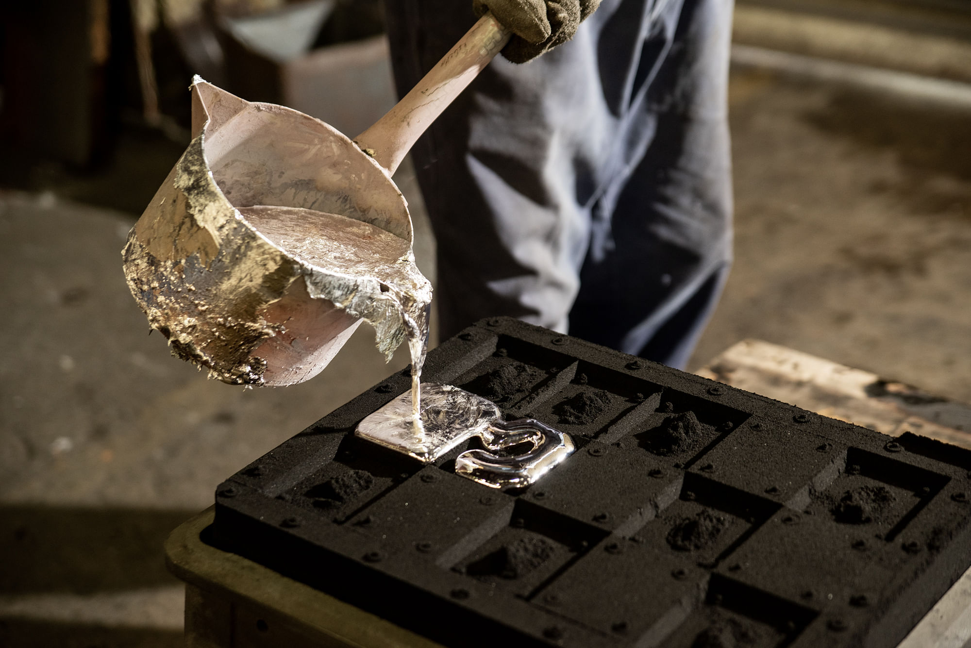 Experience putting your name on an ethical cast aluminum cutlery rest!