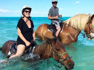 Horseback Riding Along Pwani Mchangani Beach in Zanzibar
