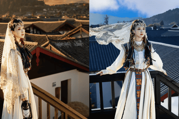 Naxi Costume Photoshoot Experience in Lijiang Old Town