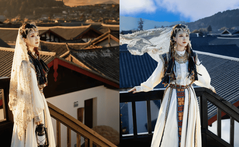 Naxi Costume Photoshoot Experience in Lijiang Old Town