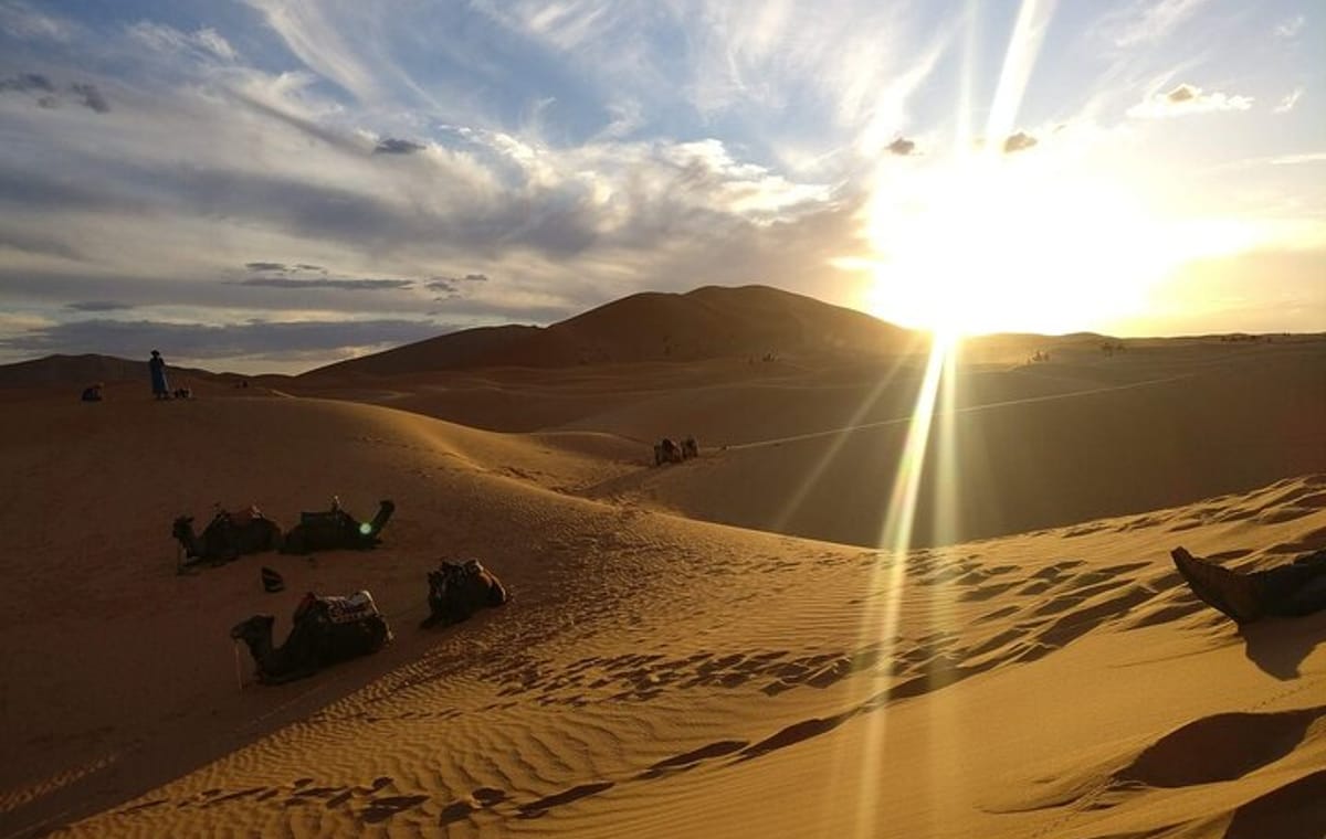 Desert Trip 4 Days From Marrakech To Merzouga Dunes, Camel Ride