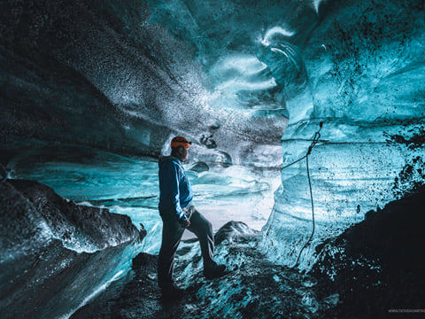Katla Ice Cave & Black Beach with Drone, photo 8