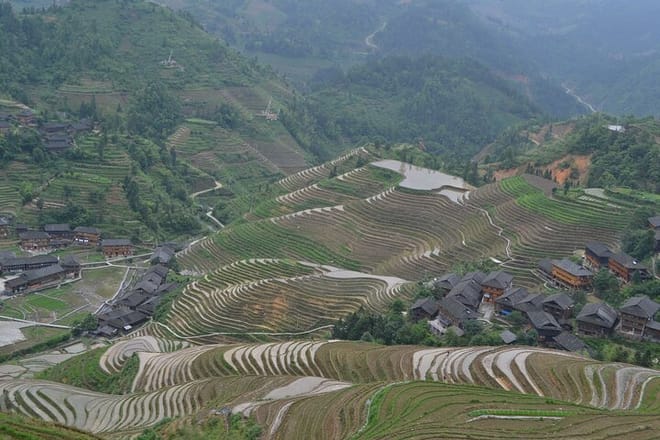 Dazhai terraces fields
