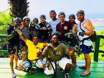 Extreme Zipline Adventure and Hiking in Coxen Hole
