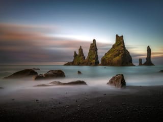 Reynisdrangar sea stacks