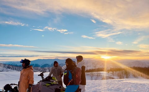 Weekend Kackars Snowmobile Backcountry Snowboarding & Freeride Skiing Tour
