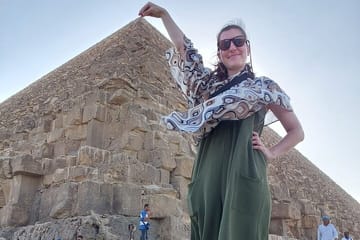 Giza Pyramids From Cairo Airport All Inclusive Private Trip