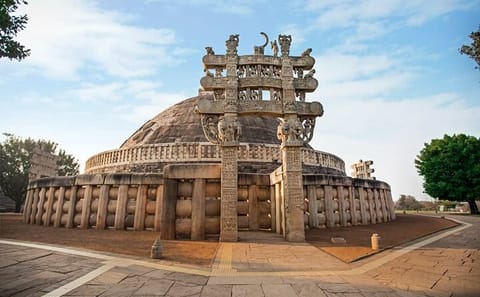 Sanchi Stupas and Udaygiri Caves Tour from Bhopal