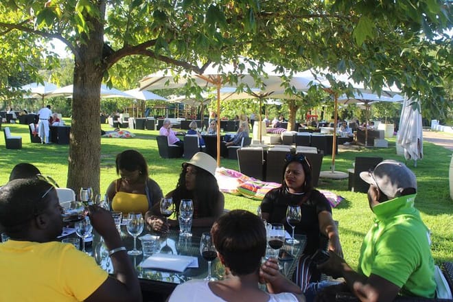 Enjoying the wines of Western Cape