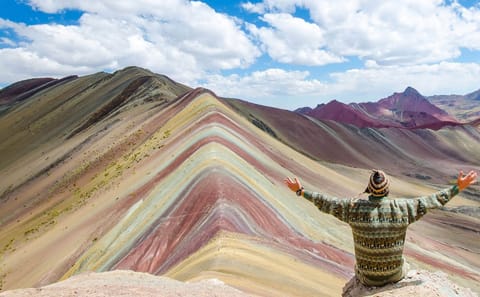 Hiking Tour to Rainbow Mountains near Cusco, Peru