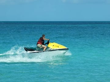 Jet ski in St Maarten