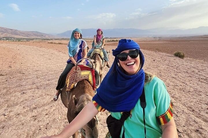 Desert Agafay Camel Ride with Dinner and Sunset