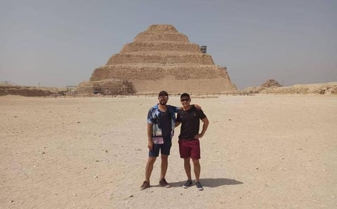 Tours from Cairo airport Giza Pyramids Memphis city Saqqara and Dahshur