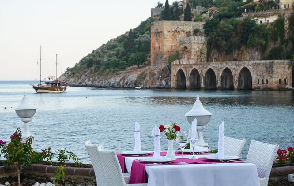 Alanya Seafront Dinner Experience by the Red Tower