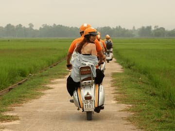 Hanoi Half Day Vespa Tour of Co Loa Countryside and Culture
