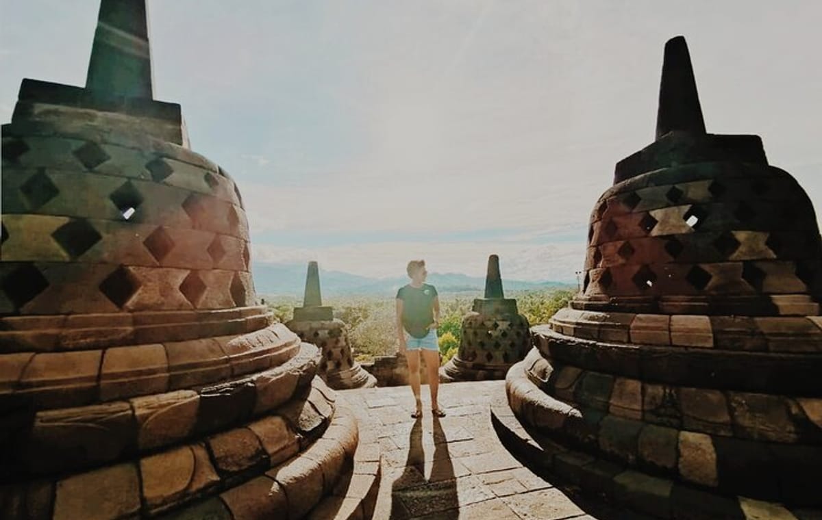 Borobudur Climb To The Top, Prambanan Temple, Yogyakarta Palace