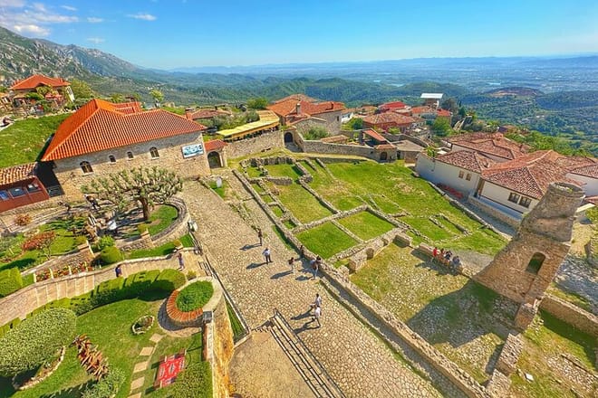 Kruja castle, the old Bazaar & Sarisalltik- Departure from Tirana 8
