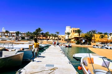 Private El Gouna City Tour with Lagoon Boat Ride from Hurghada