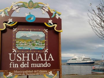 See Ushuaia on a double decker bus tour!