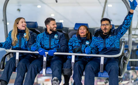 Skiing and Snowboarding at Ski Dubai in Mall of Emirates
