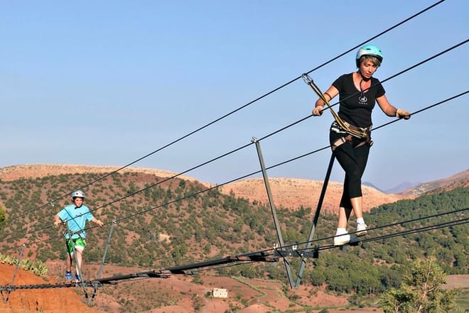 Ziplining in the Atlas mountains 7
