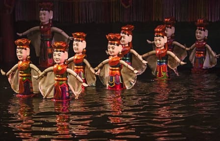 Water Puppet Show at Thang Long Theatre in Hanoi