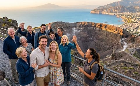 Sorrento and Herculaneum Tour with Vesuvius Entry Tickets