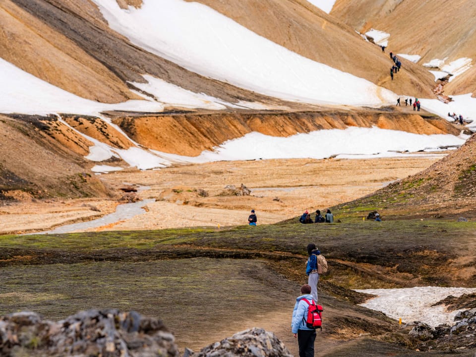 Reykjavík: Landmannalaugar Hike and the Valley of Tears with Natural Hot Springs Small Group — Kalman Tours
