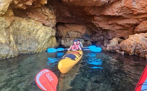 Sunset Kayaking Adventure along Vouliagmeni Coastline